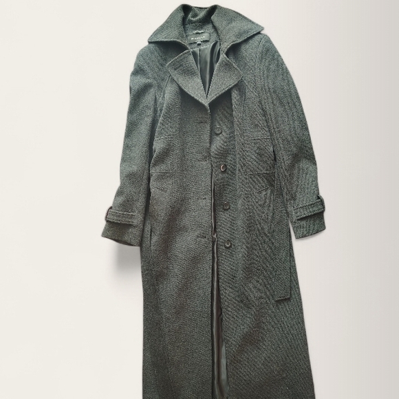 Jones New York Belted Wool Long Coat - Picture 2 of 5